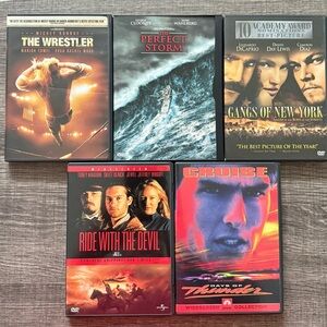 Bundle of 5 DVDs